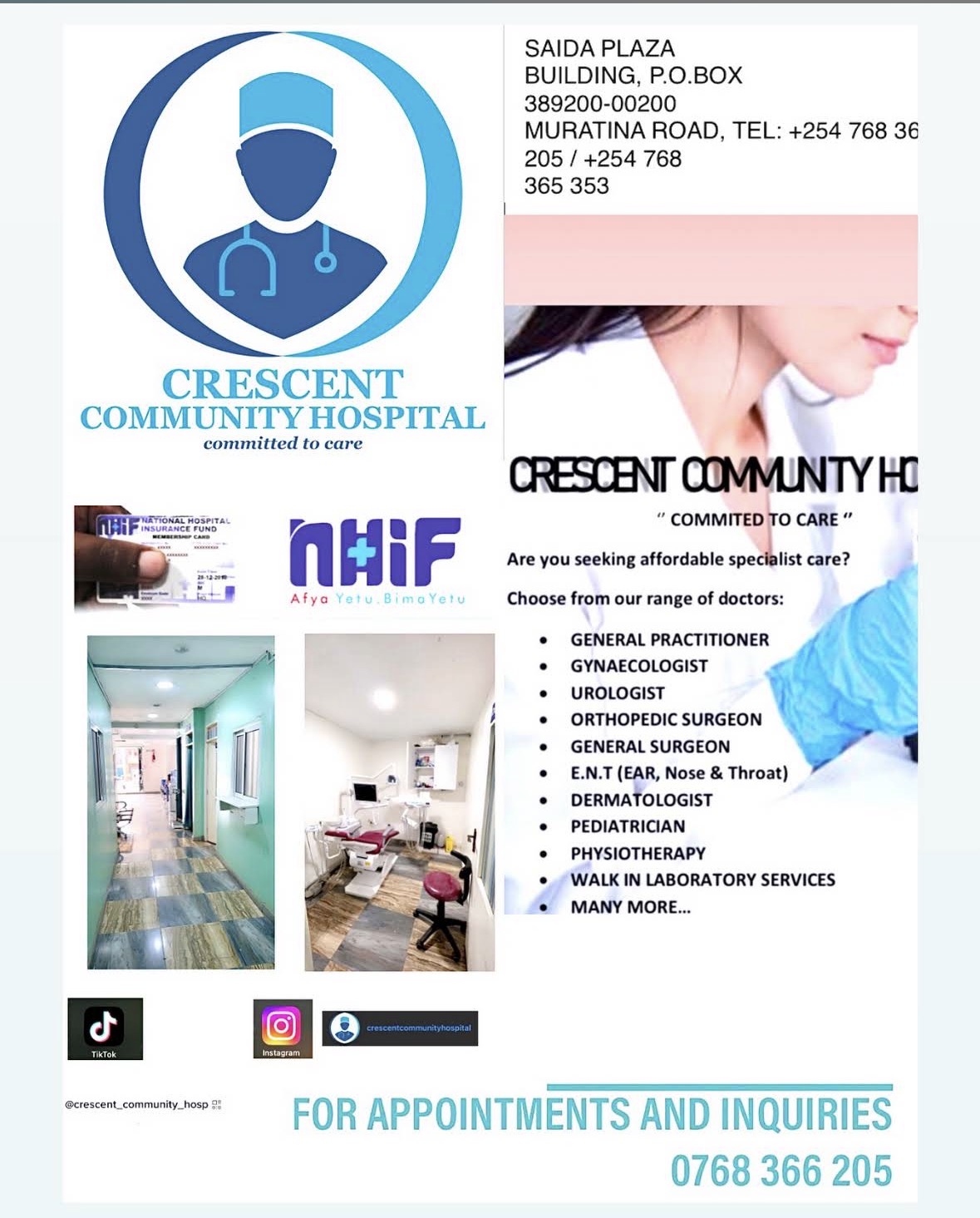 Crescent Community Hospital — committed to care