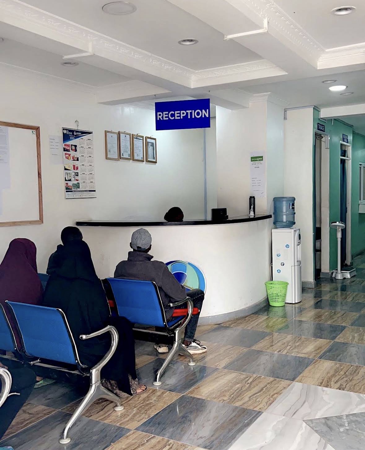 Crescent Community Hospital reception area